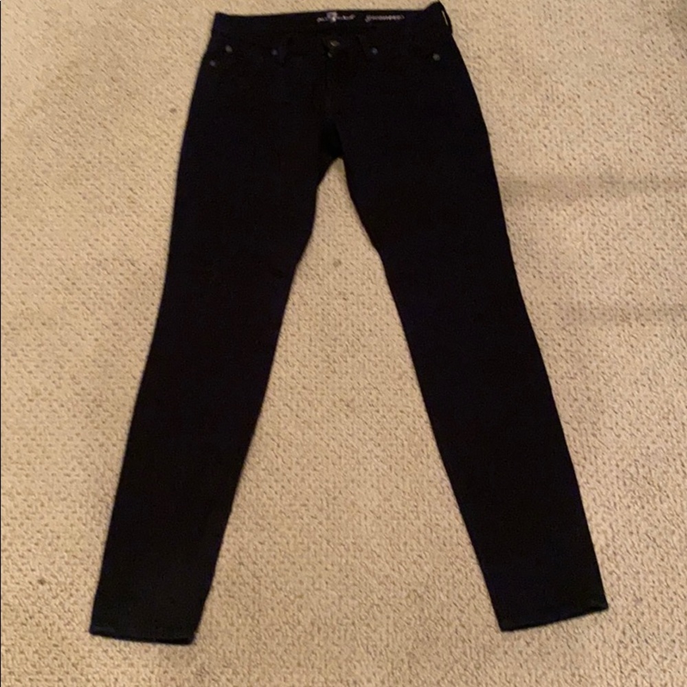 7 black jeans